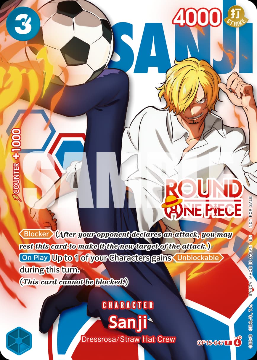 Sanji (Round1 soccer alt-art)