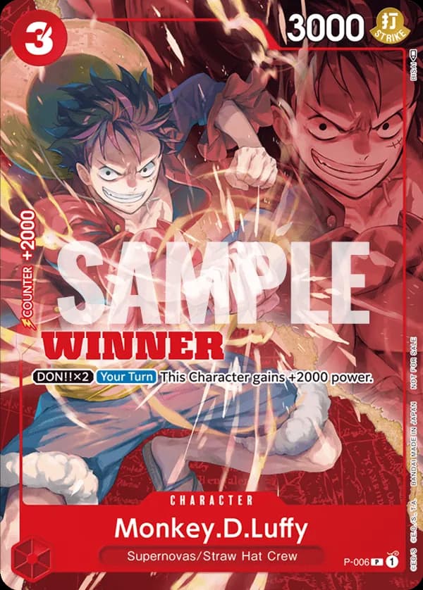 Monkey D. Luffy (WINNER · Winner Pack Vol. 1)